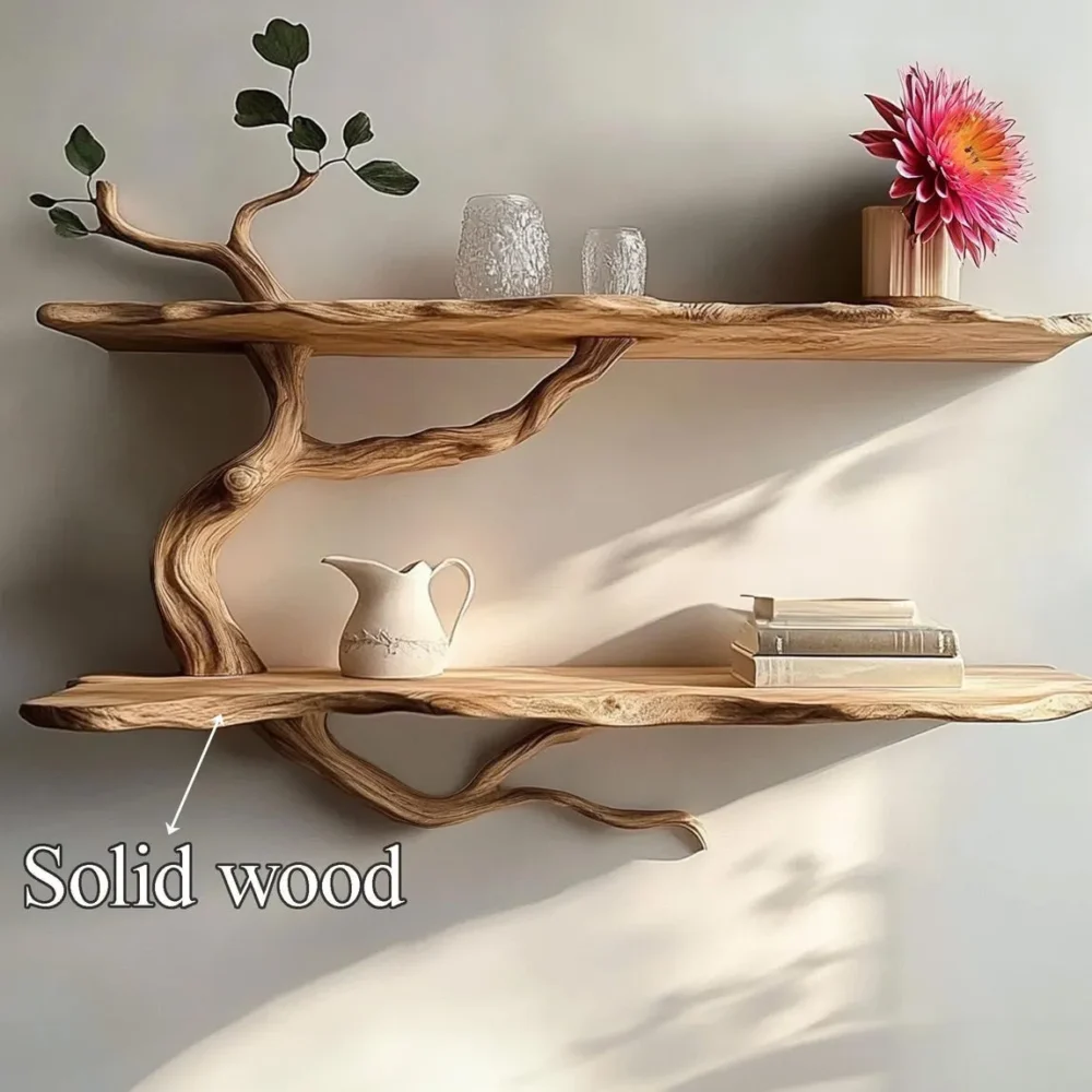 Floating Book Shelf, Custom Handmade, Solid Wood, Wall Bookcase - Image 5