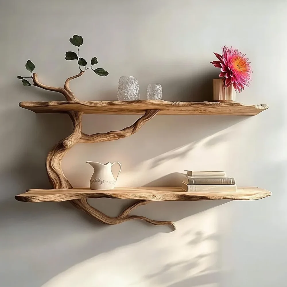 Floating Book Shelf, Custom Handmade, Solid Wood, Wall Bookcase - Image 6
