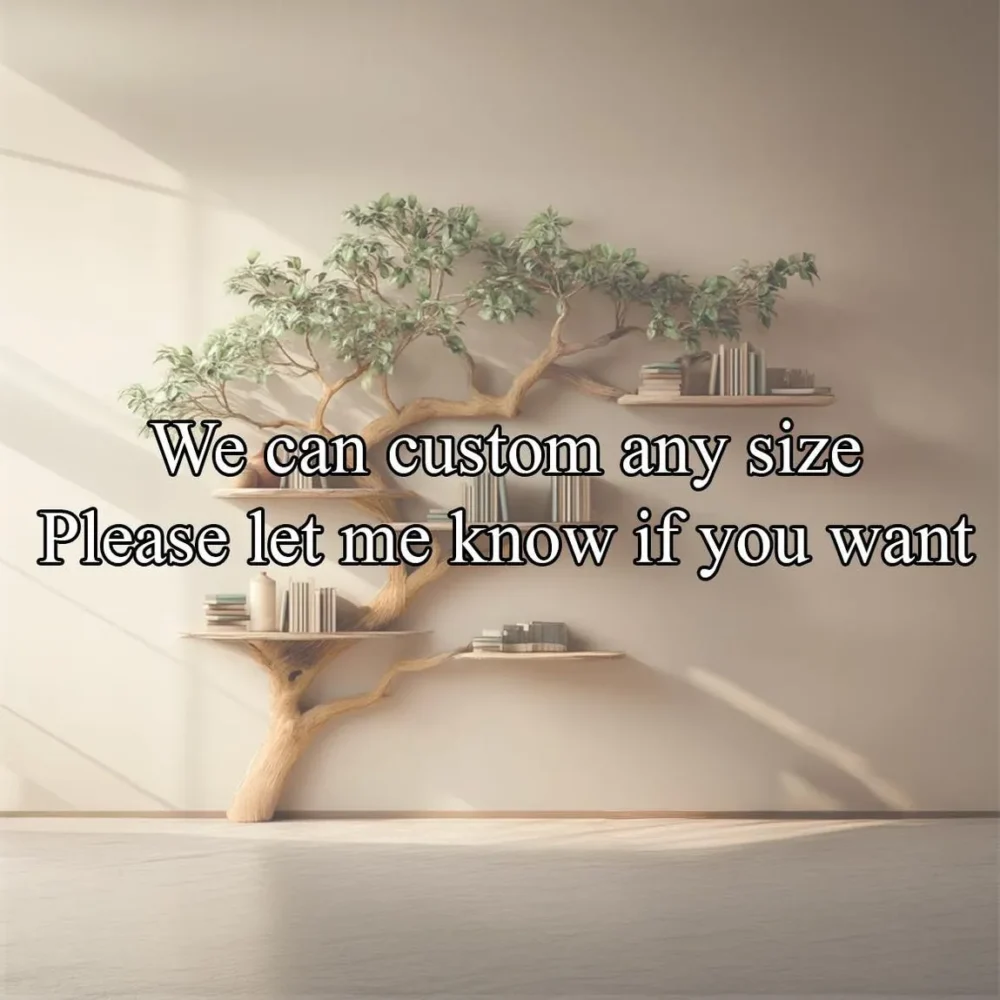 Custom Tree Bookshelf, Rustic Wood, Wall Shelf, Natural Wooden Furniture - Image 6