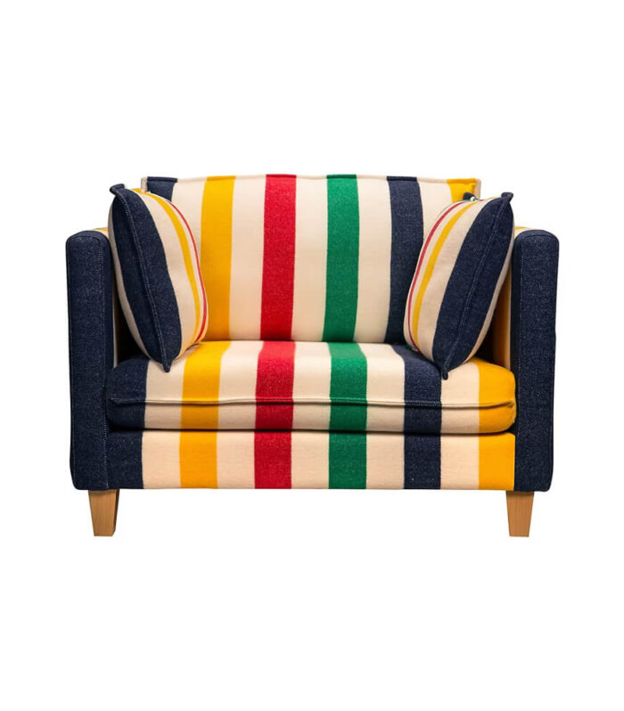 Churchill Stripe Lounge Chair