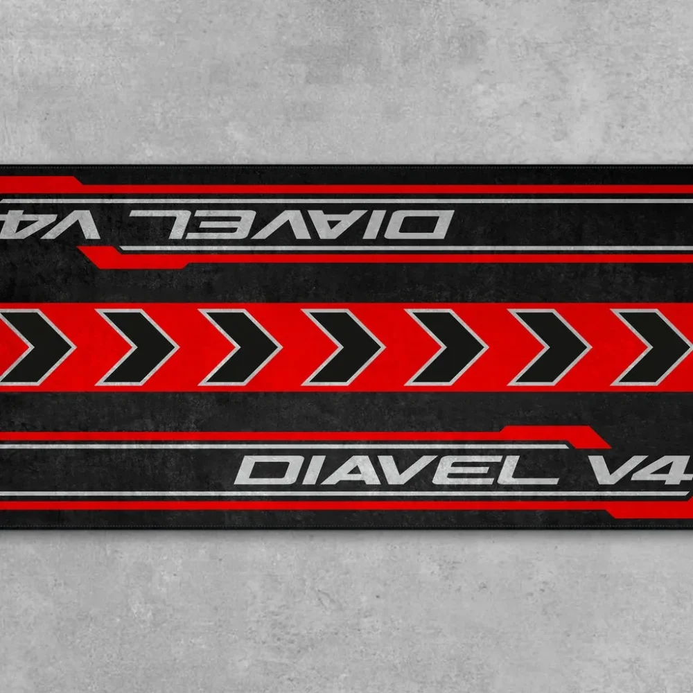 Enduro Spirit Motorcycle Floor Mat, Custom Biker Garage Display Mat CAR493101125101