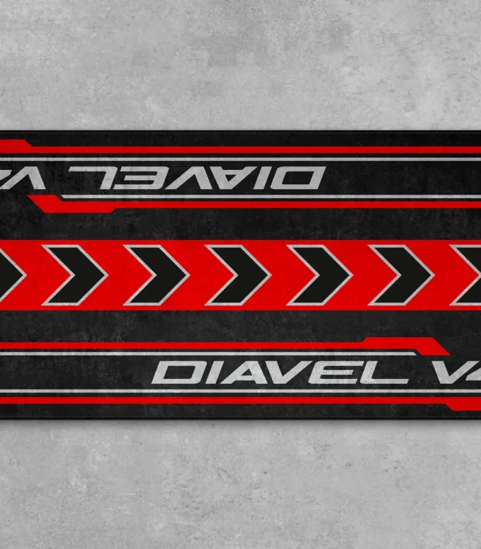 Enduro Spirit Motorcycle Floor Mat, Custom Biker Garage Display Mat CAR493101125101