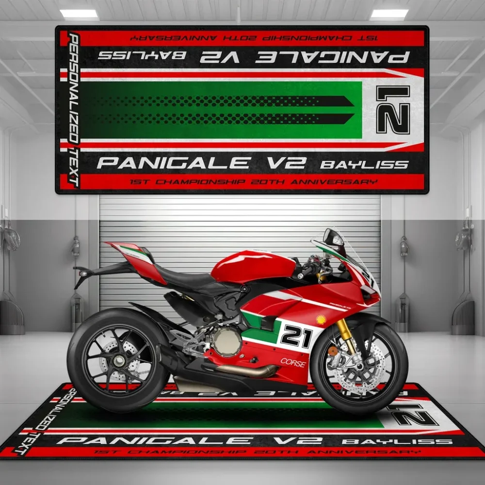 Wild Terrain Ride Motorcycle Floor Mat, Motorcycle Workshop Pit Mat CAR493101125103 - Image 4