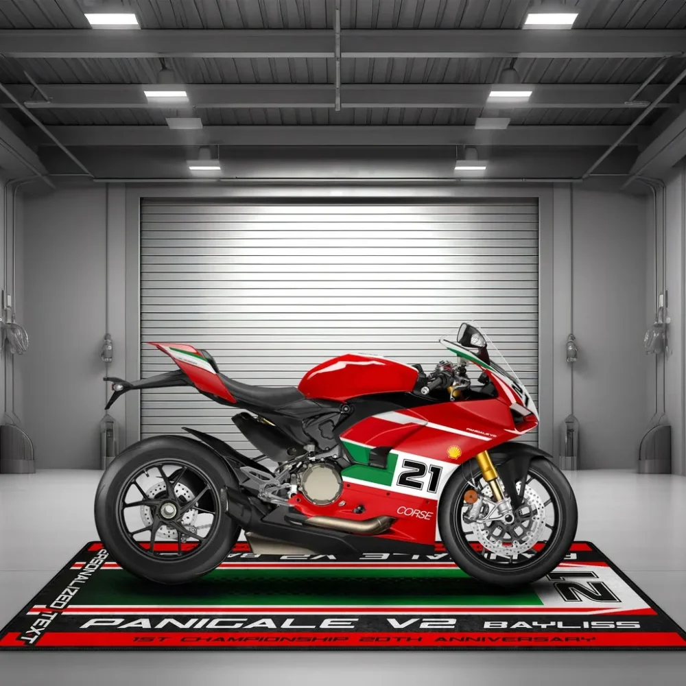 Wild Terrain Ride Motorcycle Floor Mat, Motorcycle Workshop Pit Mat CAR493101125103 - Image 3