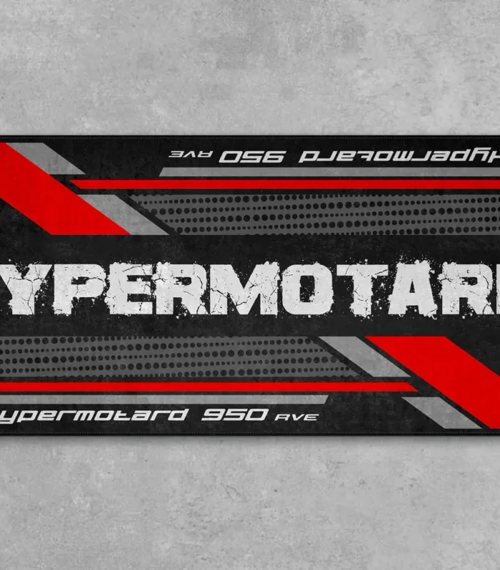 Moto Trekker Motorcycle Floor Mat, Non-Slip Garage Mat for Riders CAR493101125106