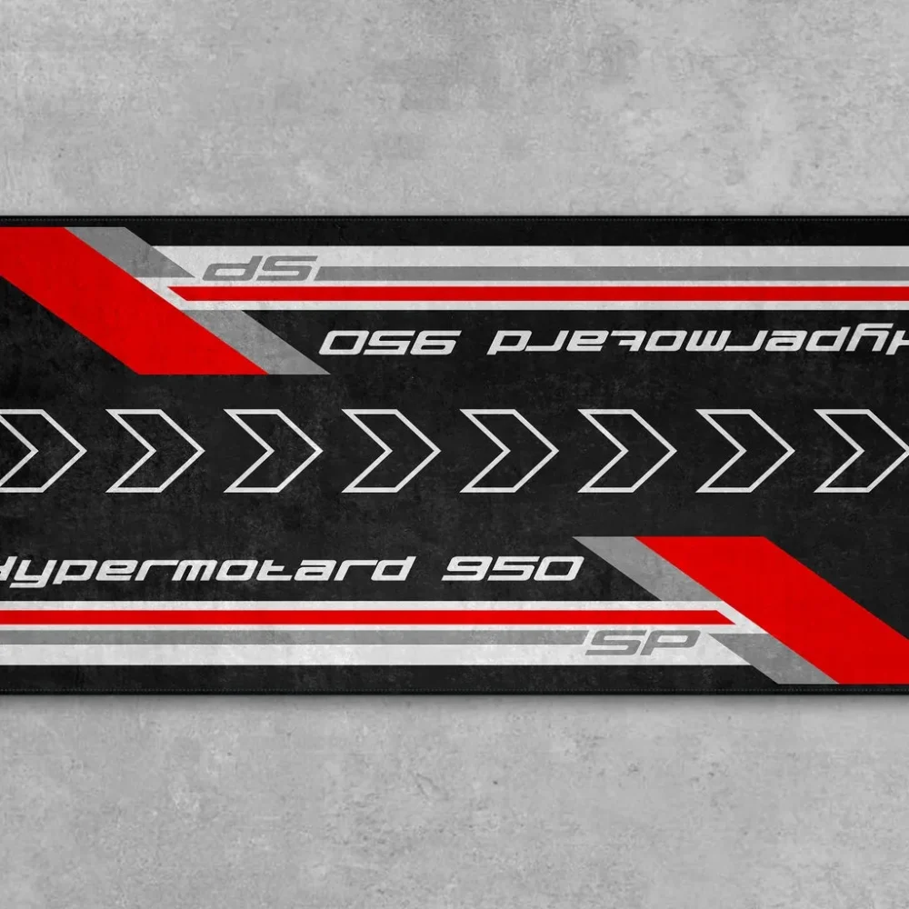 Lone Wolf Machine Motorcycle Floor Mat, Personalized Biker Garage Accessory CAR493101125108