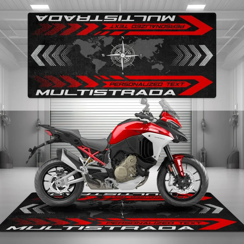Iron Spirit Motorcycle Floor Mat, Premium Pit Mat for Riders CAR493101125109 - Image 5