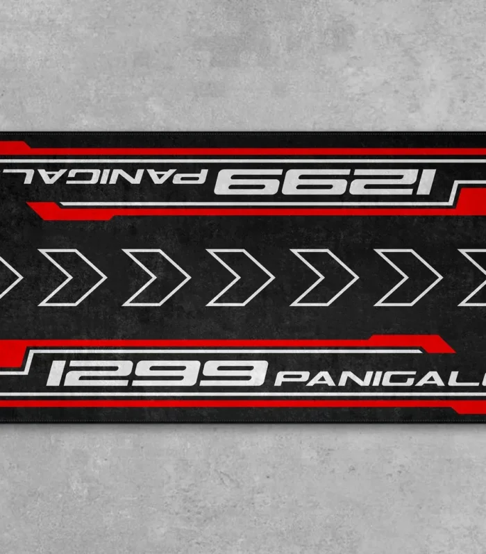Midnight Rider Motorcycle Floor Mat, Custom Garage Decor for Motorheads CAR493101125113