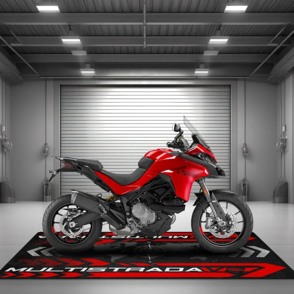 Rider's Machine Motorcycle Floor Mat, Custom Motorcycle Garage Pit Mat CAR493101125117 - Image 3