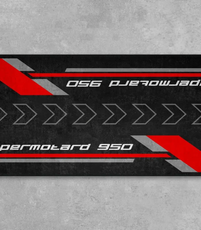 Two-Wheel Beast Motorcycle Floor Mat, Personalized Garage Floor Protection CAR493101125118