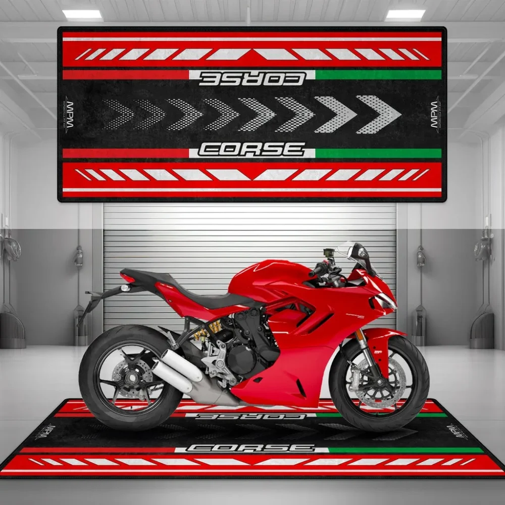Weekend Cruiser Motorcycle Floor Mat, Personalized Biker Pit Mat CAR493101125121 - Image 4