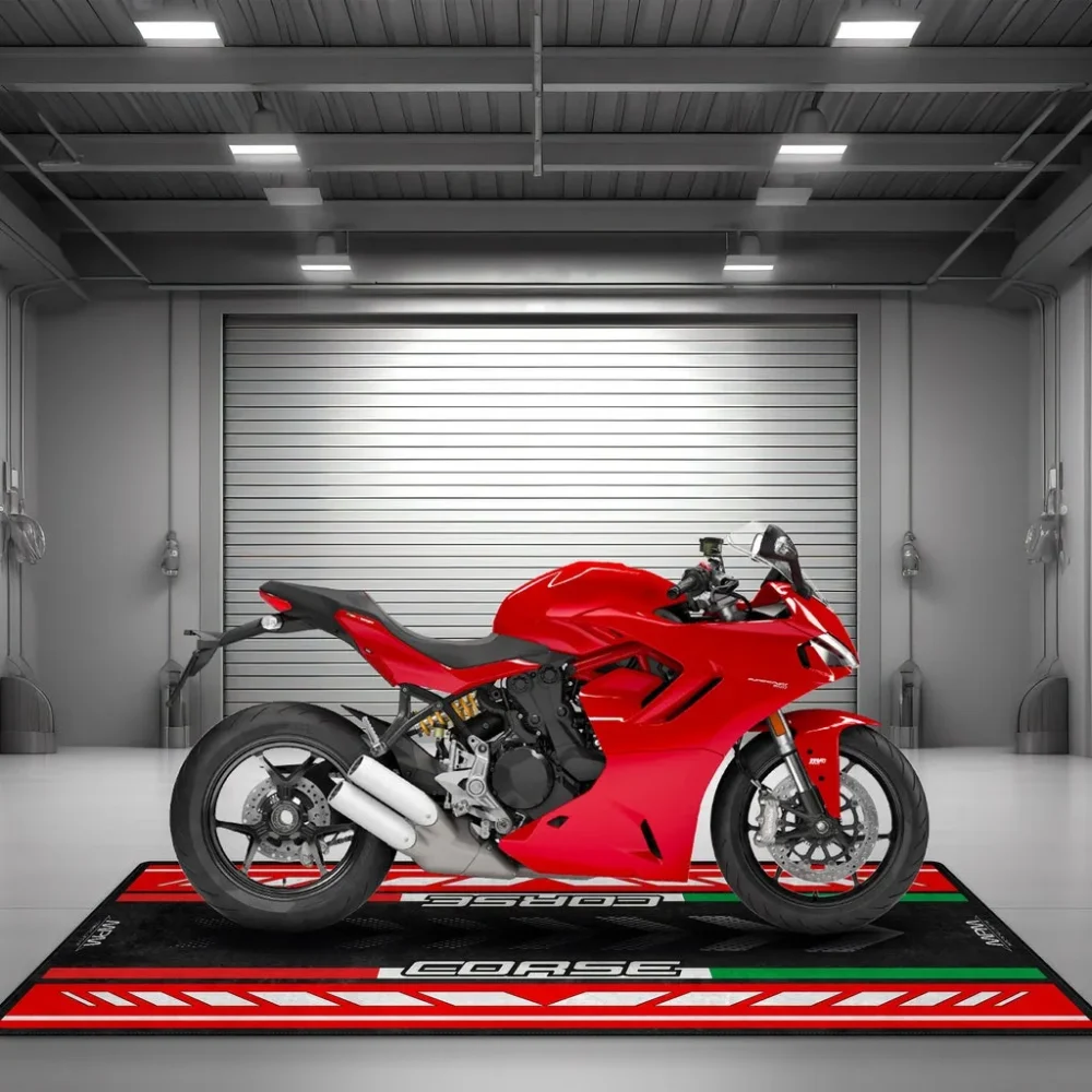 Weekend Cruiser Motorcycle Floor Mat, Personalized Biker Pit Mat CAR493101125121 - Image 3