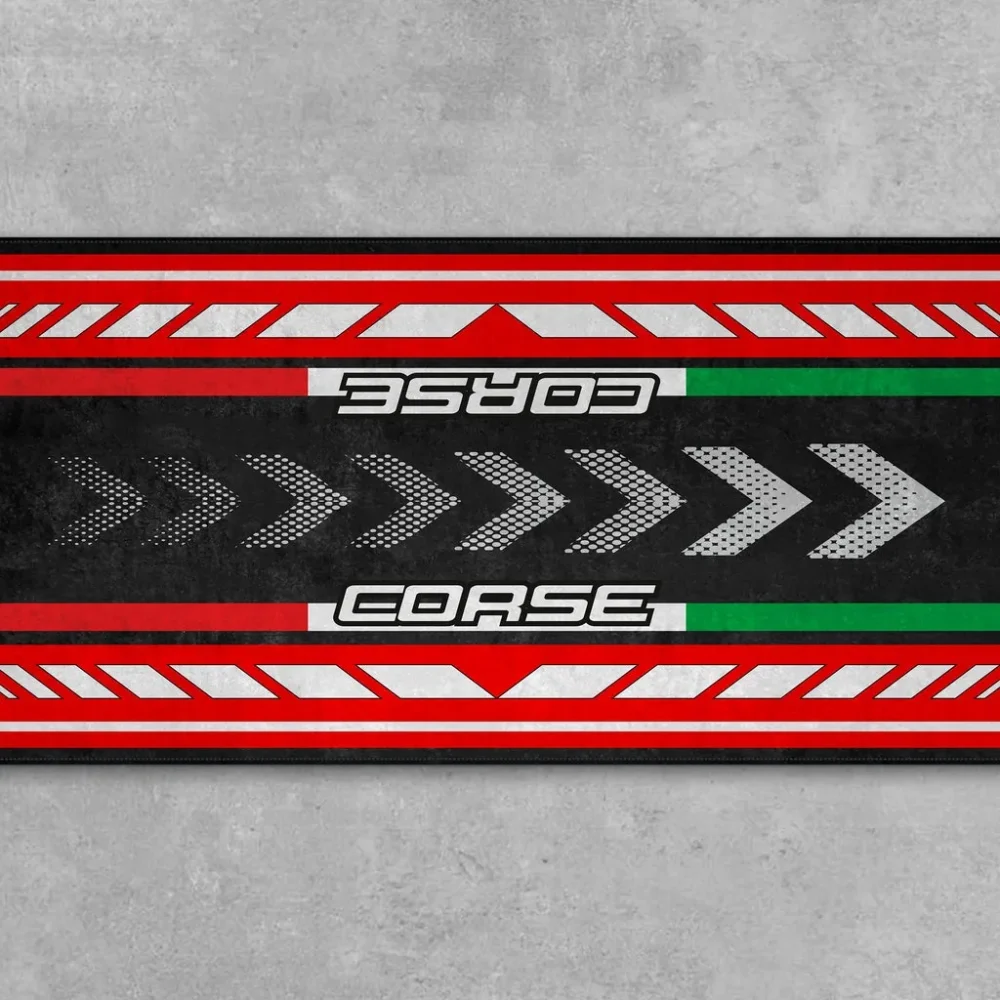 Weekend Cruiser Motorcycle Floor Mat, Personalized Biker Pit Mat CAR493101125121