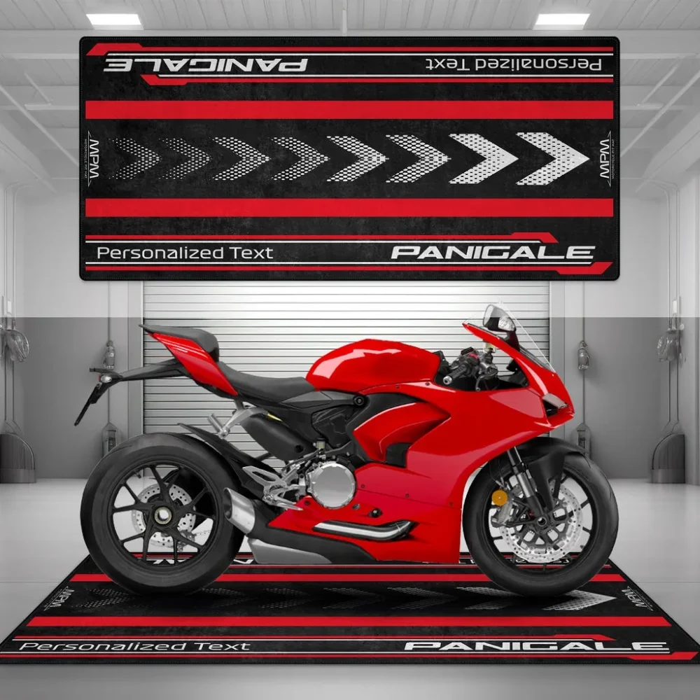 Speed Demon Motorcycle Floor Mat, Custom Rider Garage Mat CAR493101125129 - Image 5