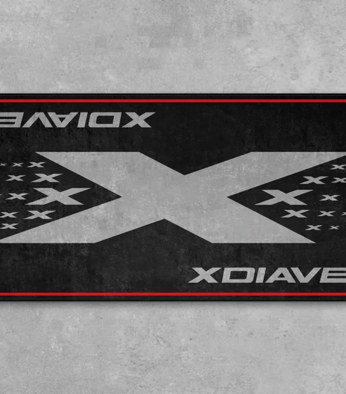 Race-Ready Machine Motorcycle Floor Mat, Washable Motorcycle Floor Pad CAR493101125130