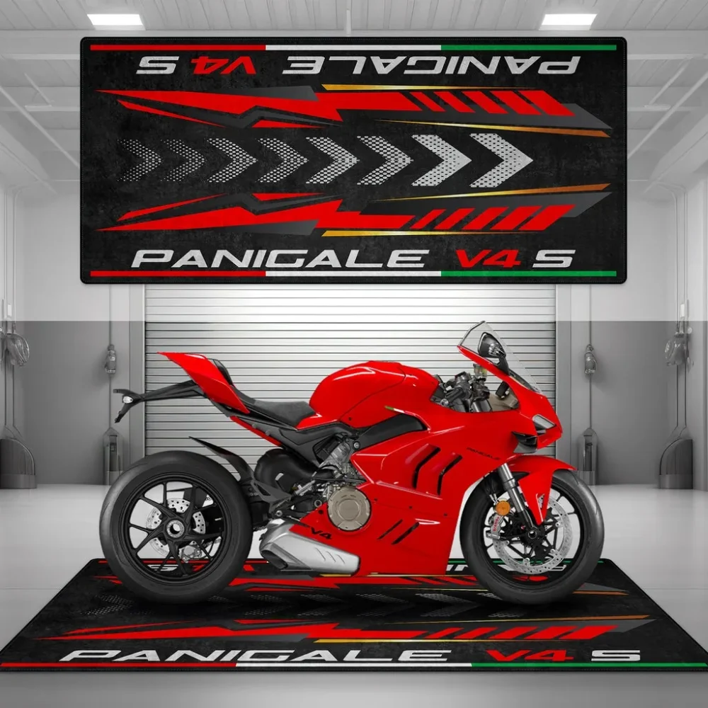 Street Racer Motorcycle Floor Mat, Non-Slip Garage Mat for Riders CAR493101125131 - Image 4