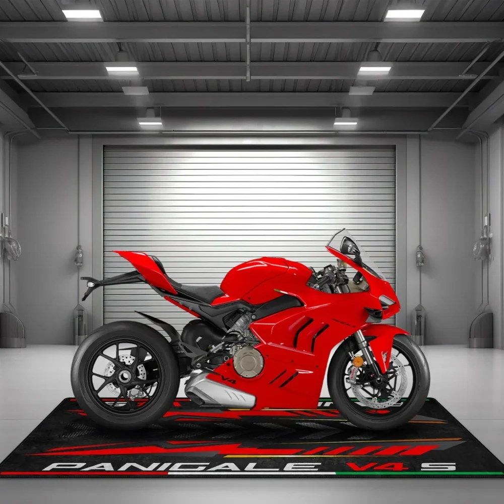 Street Racer Motorcycle Floor Mat, Non-Slip Garage Mat for Riders CAR493101125131 - Image 3