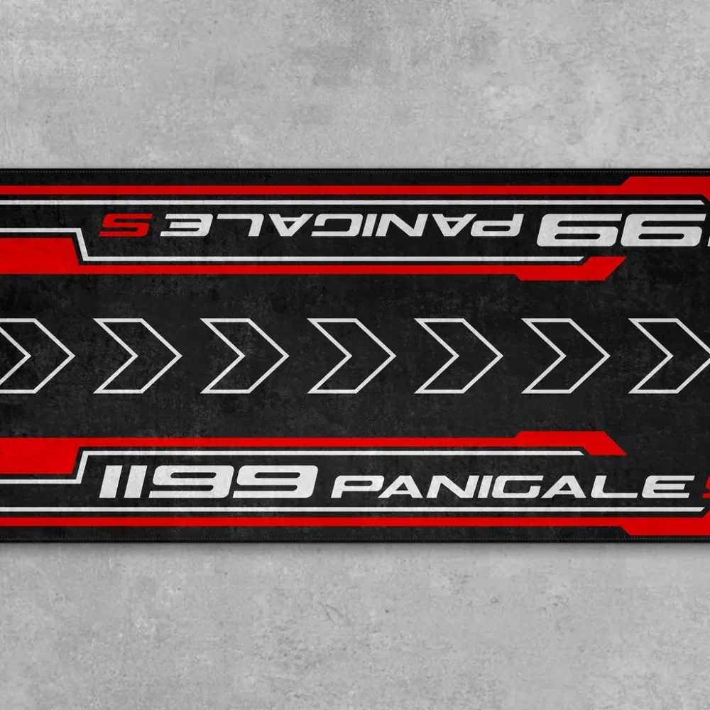 Asphalt Shredder Motorcycle Floor Mat, Personalized Biker Garage Accessory CAR493101125133
