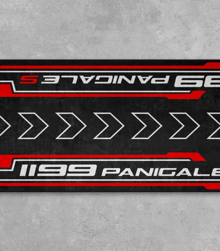 Asphalt Shredder Motorcycle Floor Mat, Personalized Biker Garage Accessory CAR493101125133