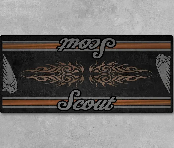 Open-Road Bike Motorcycle Floor Mat, Premium Motorcycle Garage Mat CAR493101125138