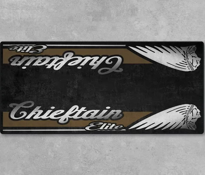 Moto Spirit Ride Motorcycle Floor Mat, Custom Biker Garage Display Mat CAR493101125144