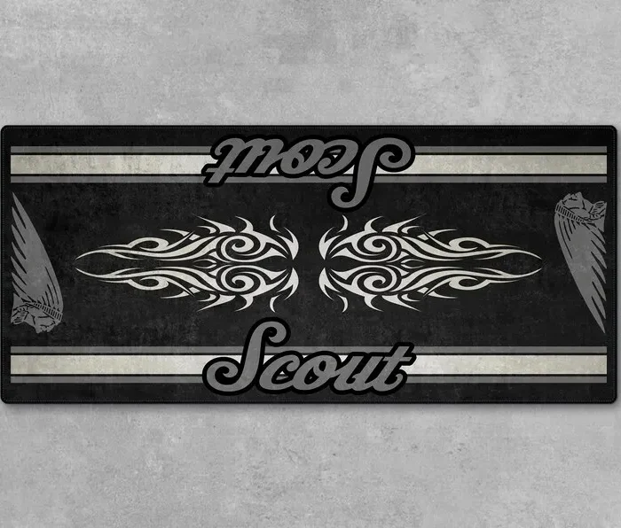 Builder's Pride Motorcycle Floor Mat, Stylish Garage Floor Protector CAR493101125159