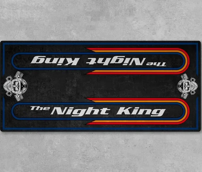 Two-Wheel Beast Motorcycle Floor Mat, Personalized Garage Floor Protection CAR493101125186