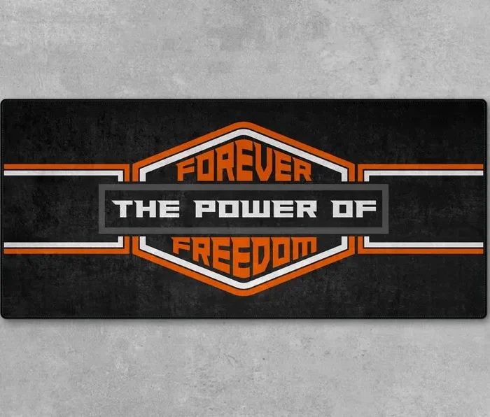 Freedom Ride Motorcycle Floor Mat, Custom Floor Mat for Riders CAR493101125187