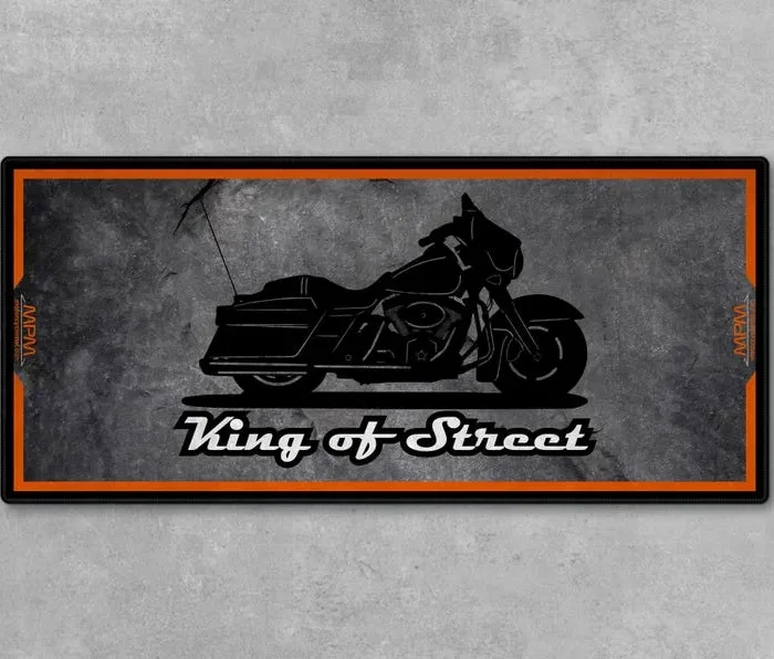 Weekend Cruiser Motorcycle Floor Mat, Personalized Biker Pit Mat CAR493101125189
