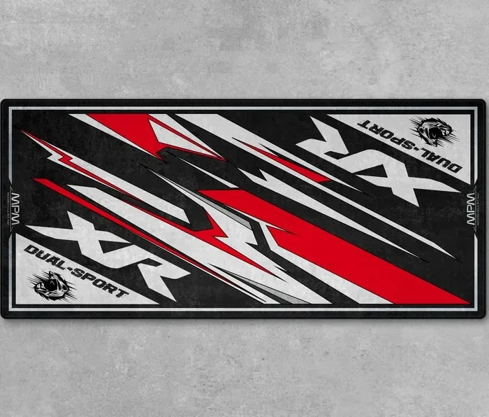 Moto Spirit Ride Motorcycle Floor Mat, Custom Biker Garage Display Mat CAR493101125194