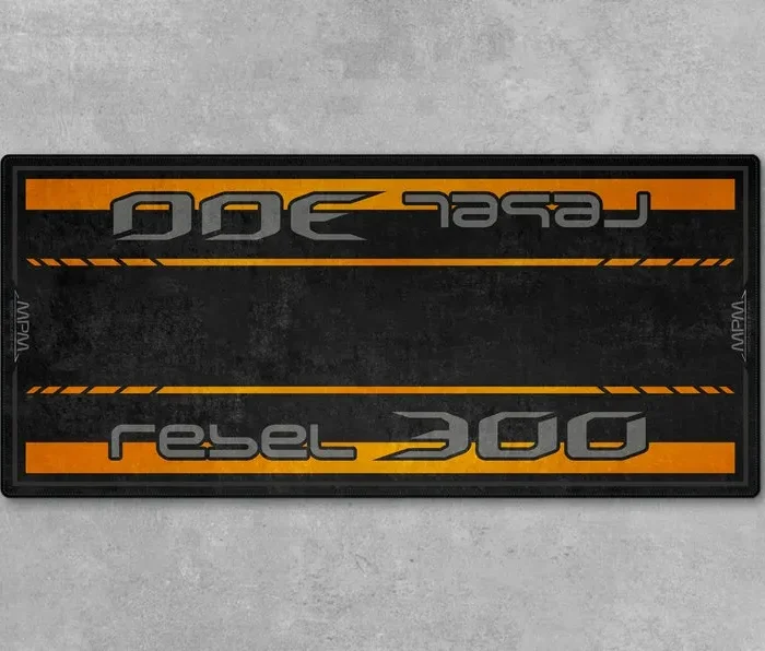 Throttle King Motorcycle Floor Mat, Custom Motorcycle Floor Display Mat CAR493101125204