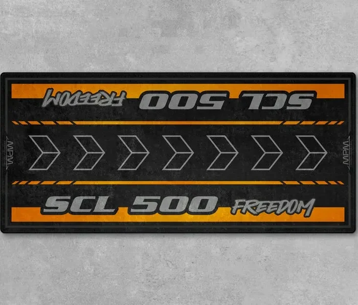 Street-Tuned Bike Motorcycle Floor Mat, Custom Garage Decor for Motorheads CAR493101125206