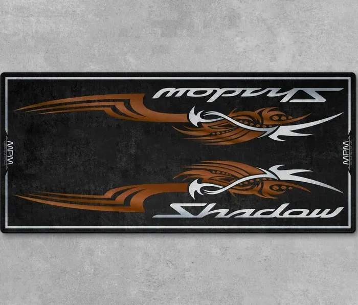 Retro Custom Motorcycle Floor Mat, Personalized Garage Floor Protection CAR493101125211