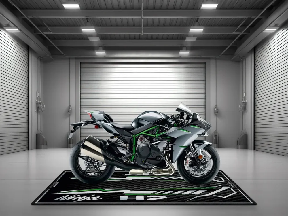 Street Bike Motorcycles Floor Mat, Personalized Garage Floor Protection CAR493101225556 - Image 4