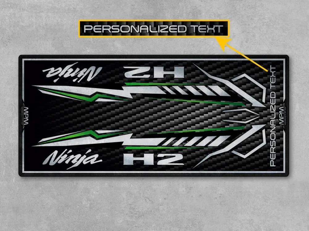 Street Bike Motorcycles Floor Mat, Personalized Garage Floor Protection CAR493101225556 - Image 5