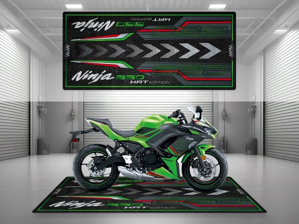 Sport Bike Motorcycles Floor Mat, Premium Motorcycle Garage Mat CAR493101225558 - Image 2