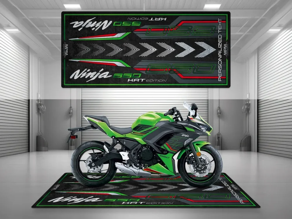 Sport Bike Motorcycles Floor Mat, Premium Motorcycle Garage Mat CAR493101225558 - Image 3