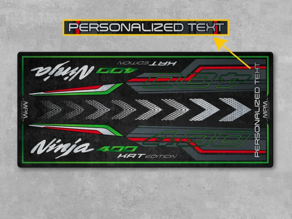 Touring Bike Motorcycles Floor Mat, Personalized Biker Pit Mat CAR493101225559