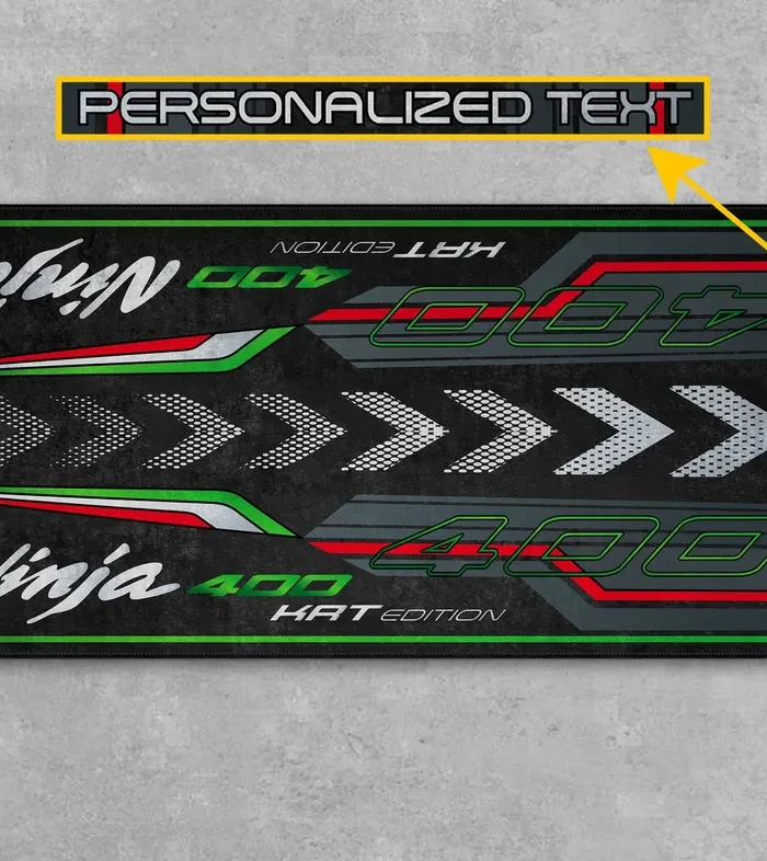 Touring Bike Motorcycles Floor Mat, Personalized Biker Pit Mat CAR493101225559