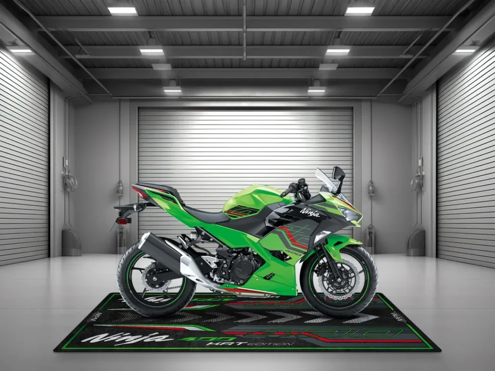 Touring Bike Motorcycles Floor Mat, Personalized Biker Pit Mat CAR493101225559 - Image 4