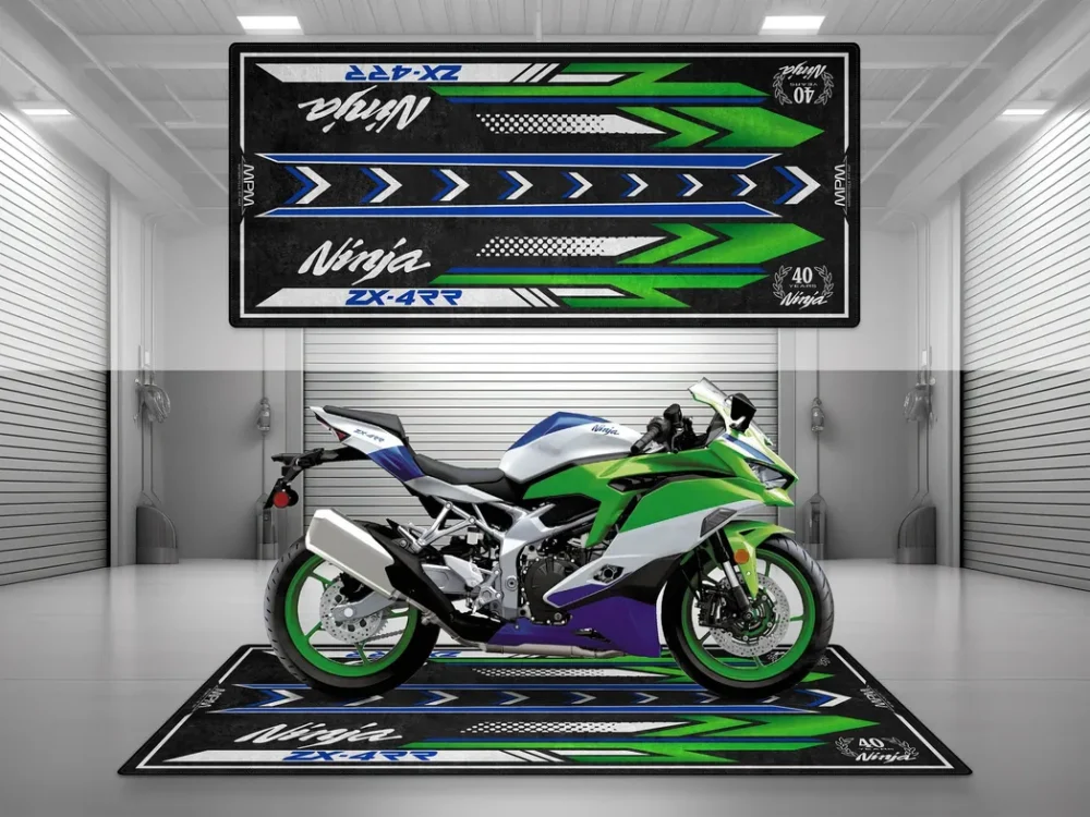 Cruiser Motorcycles Floor Mat, Heavy-Duty Motorcycle Floor Mat CAR493101225560 - Image 2
