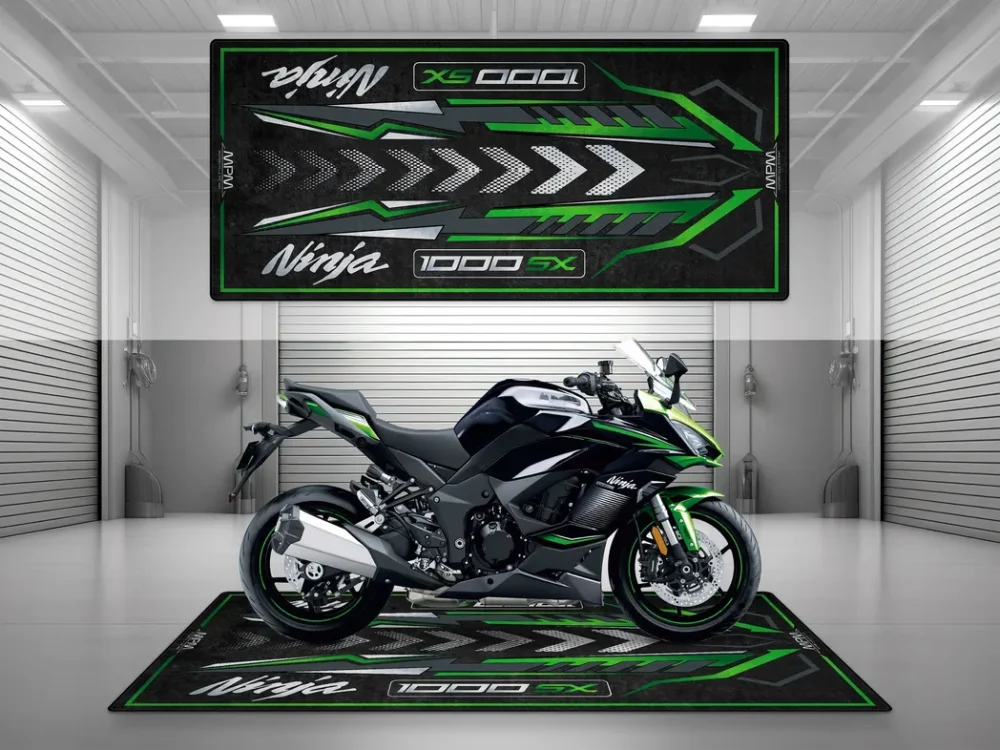 Ride Machine Motorcycles Floor Mat, Stylish Motorcycle Pit Pad CAR493101225562 - Image 2