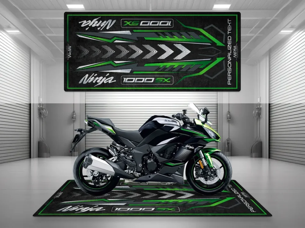 Ride Machine Motorcycles Floor Mat, Stylish Motorcycle Pit Pad CAR493101225562 - Image 3