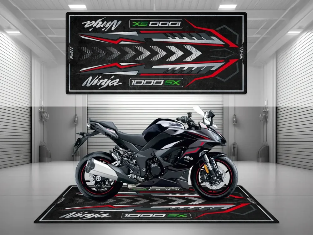 Ride Machine Motorcycles Floor Mat, Stylish Motorcycle Pit Pad CAR493101225562 - Image 5