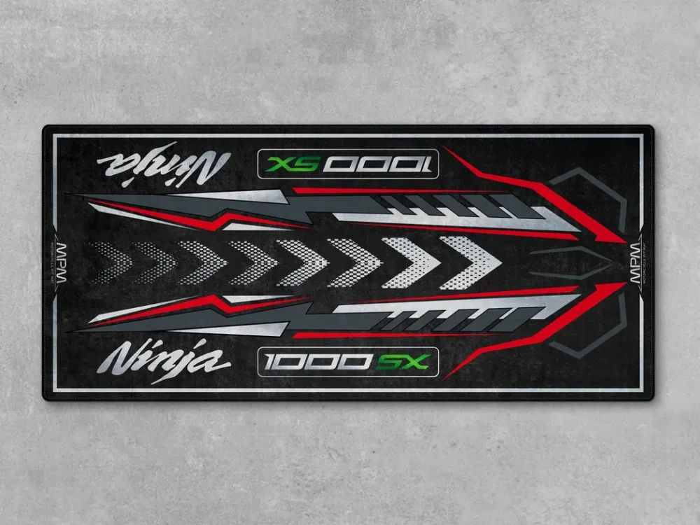 Ride Machine Motorcycles Floor Mat, Stylish Motorcycle Pit Pad CAR493101225562 - Image 7