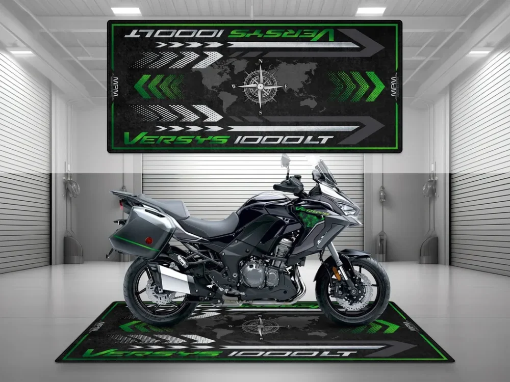 Street Machine Motorcycles Floor Mat, Motorcycle Floor Protection Mat CAR493101225563 - Image 2