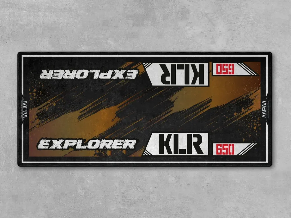Custom Bike Motorcycles Floor Mat, Custom Biker Garage Display Mat CAR493101225564 - Image 6