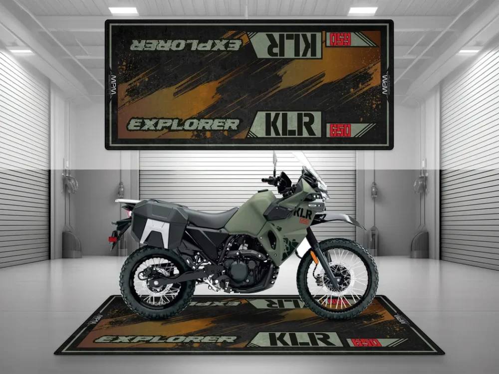 Custom Bike Motorcycles Floor Mat, Custom Biker Garage Display Mat CAR493101225564 - Image 7