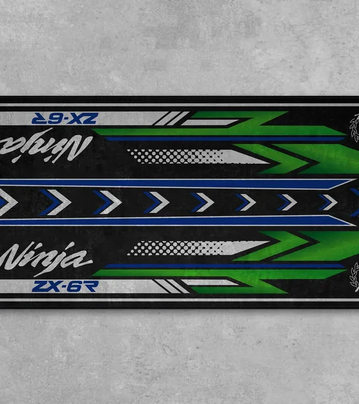 Open-Road Bike Motorcycles Floor Mat, Non-Slip Garage Mat for Riders CAR493101225569