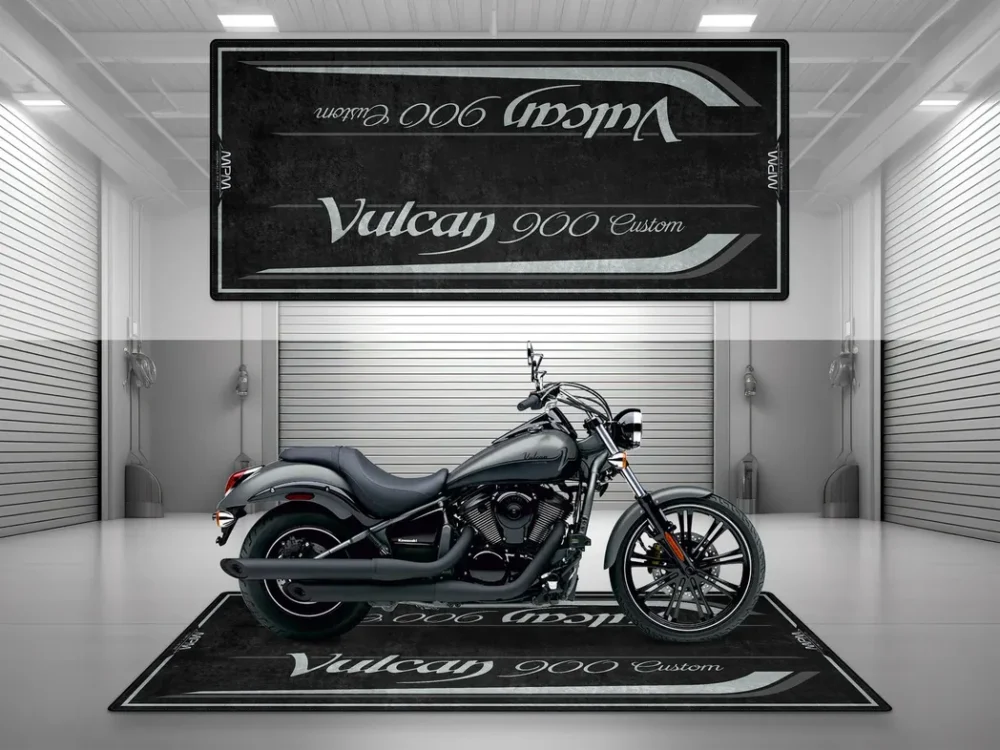 Freedom Ride Motorcycles Floor Mat, Custom Motorcycle Parking Mat CAR493101225570 - Image 2
